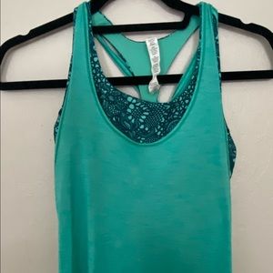Women’s Green/Blue LuluLemon Tank Top